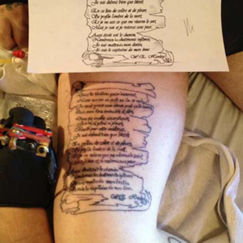 l'Encrier : recouvrement tatouage dans l'Allier (03), Cher (18) & Puy-de-Dôme (63)